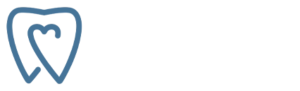 Lavo Dental logo, it is blue and white.