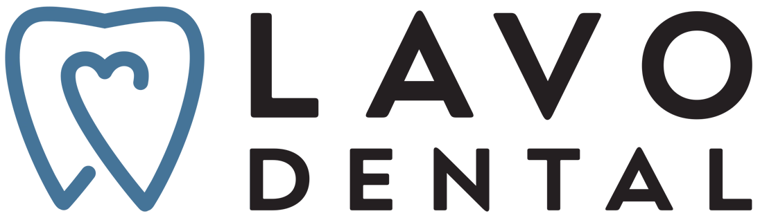 Lavo Dental homepage logo.